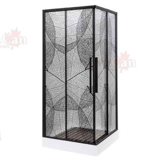 Душевой уголок AvaCan KB 100-110 чёрный